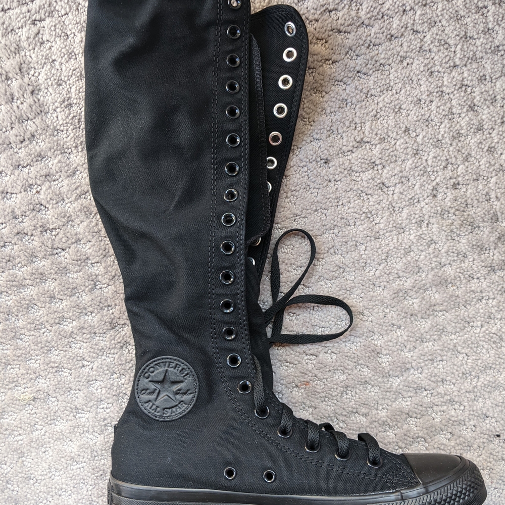 Converse Women's Black Lace-Up Boots XX-Hi